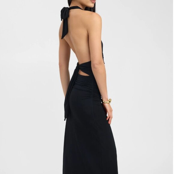 BRAND NEW Kookai Leni Maxi Dress Black - Picture 2 of 3